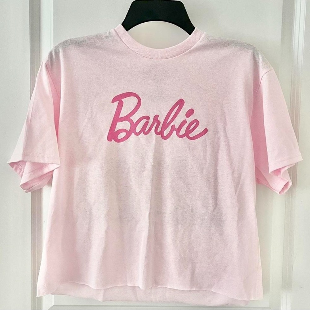 Barbie hybrid apparel, extra large, 100% cotton, pink short sleeve tee